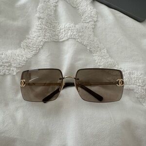 Vintage gold Chanel sunglasses